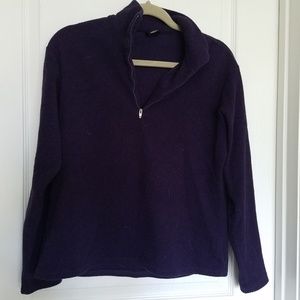Purple fleece Patagonia quarter zip